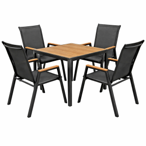 Zestaw mebli MALTA 4 krzesła + stół 90x90cm